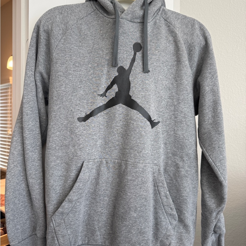 Jordan Men's Heather Gray Hoodie